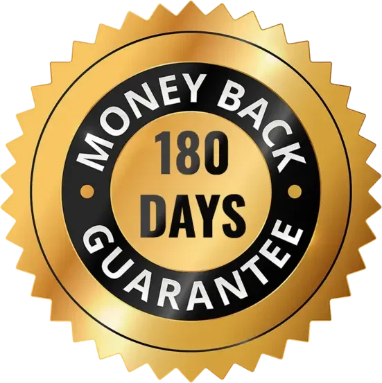 Blue Horse 180-day money-back guarantee